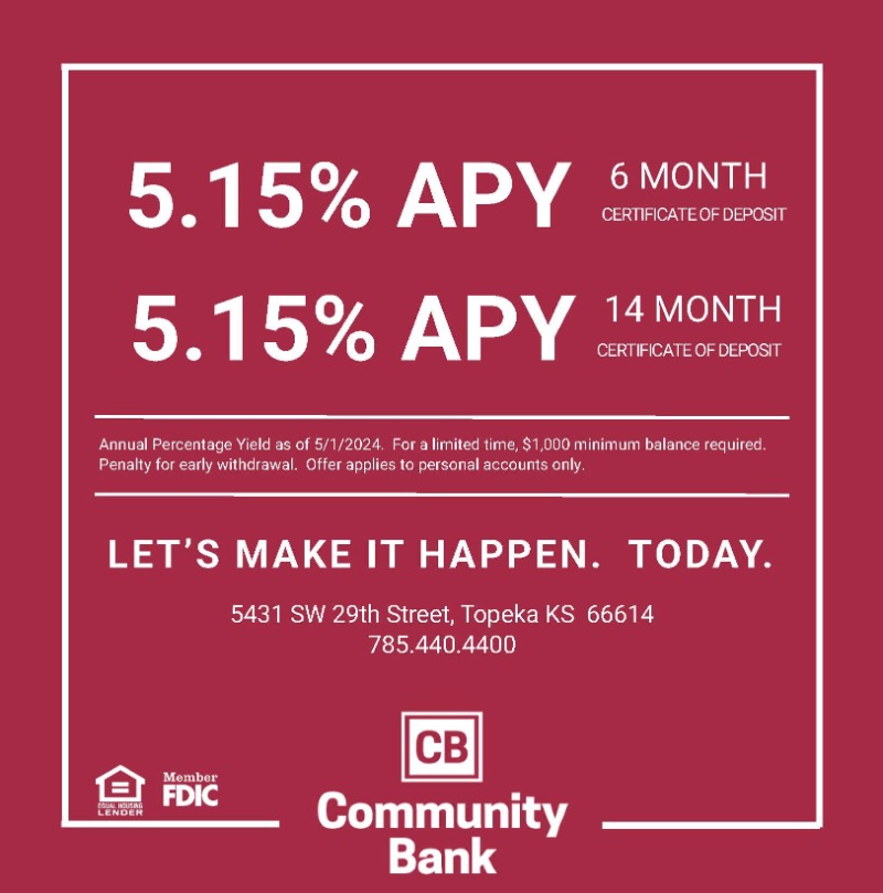 CD Specials › Community Bank